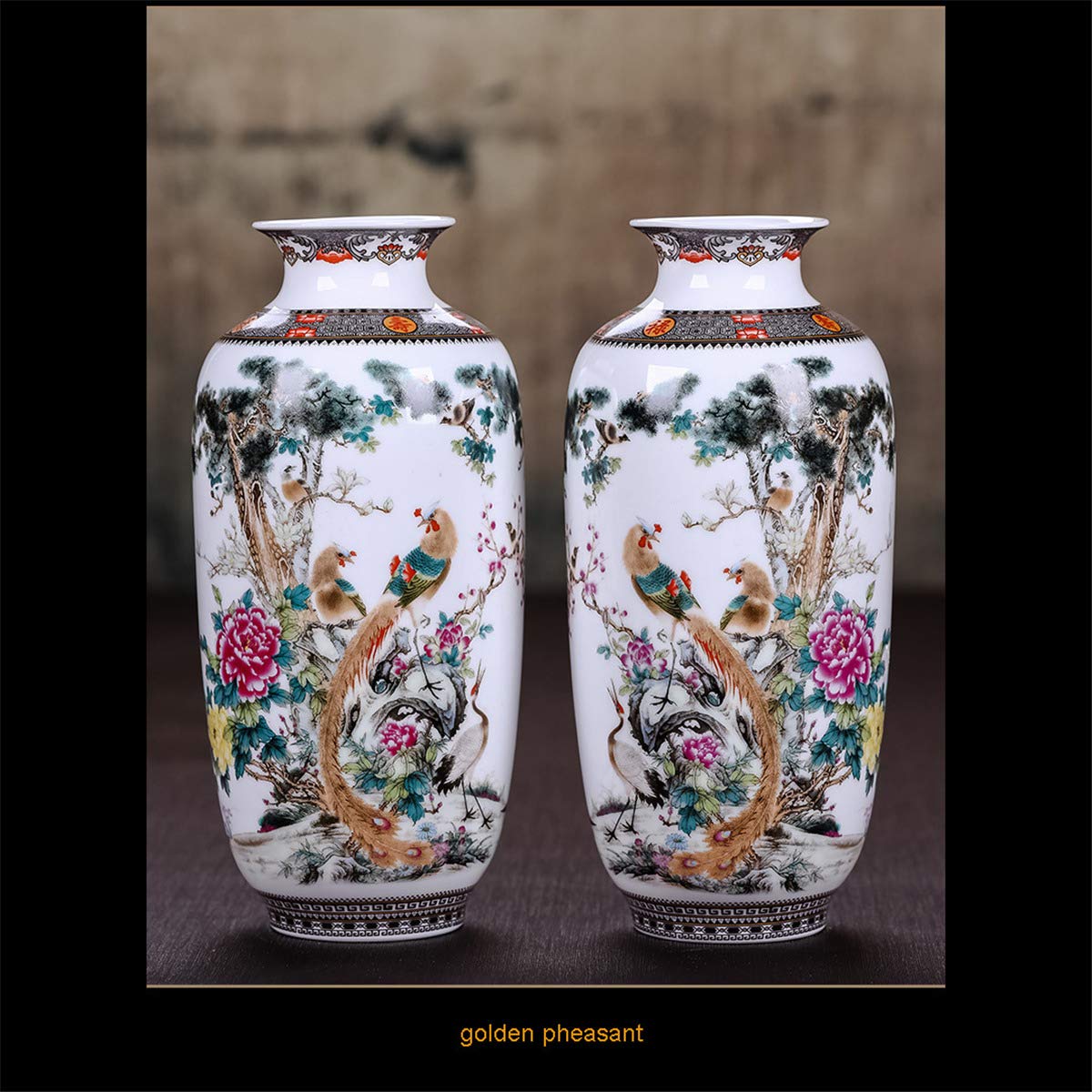 Amazon.com: LKXHarleya Antique Chinese Ceramic Vase Vintage Animal